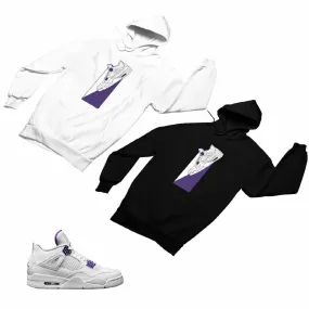 Jordan 4 Purple Matching Custom Designed Hoodies JD 4-23-16