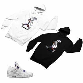 Jordan 4 Purple Matching Custom Designed Hoodies JD 4-23-19