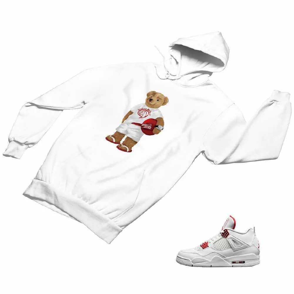 Jordan 4 Red Matching Custom Designed Hoodies JD 4-23-39