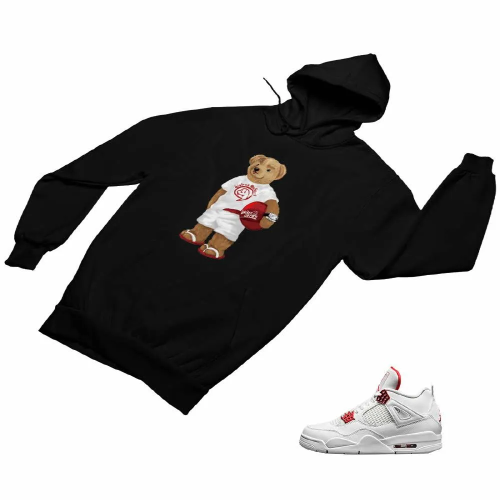 Jordan 4 Red Matching Custom Designed Hoodies JD 4-23-39