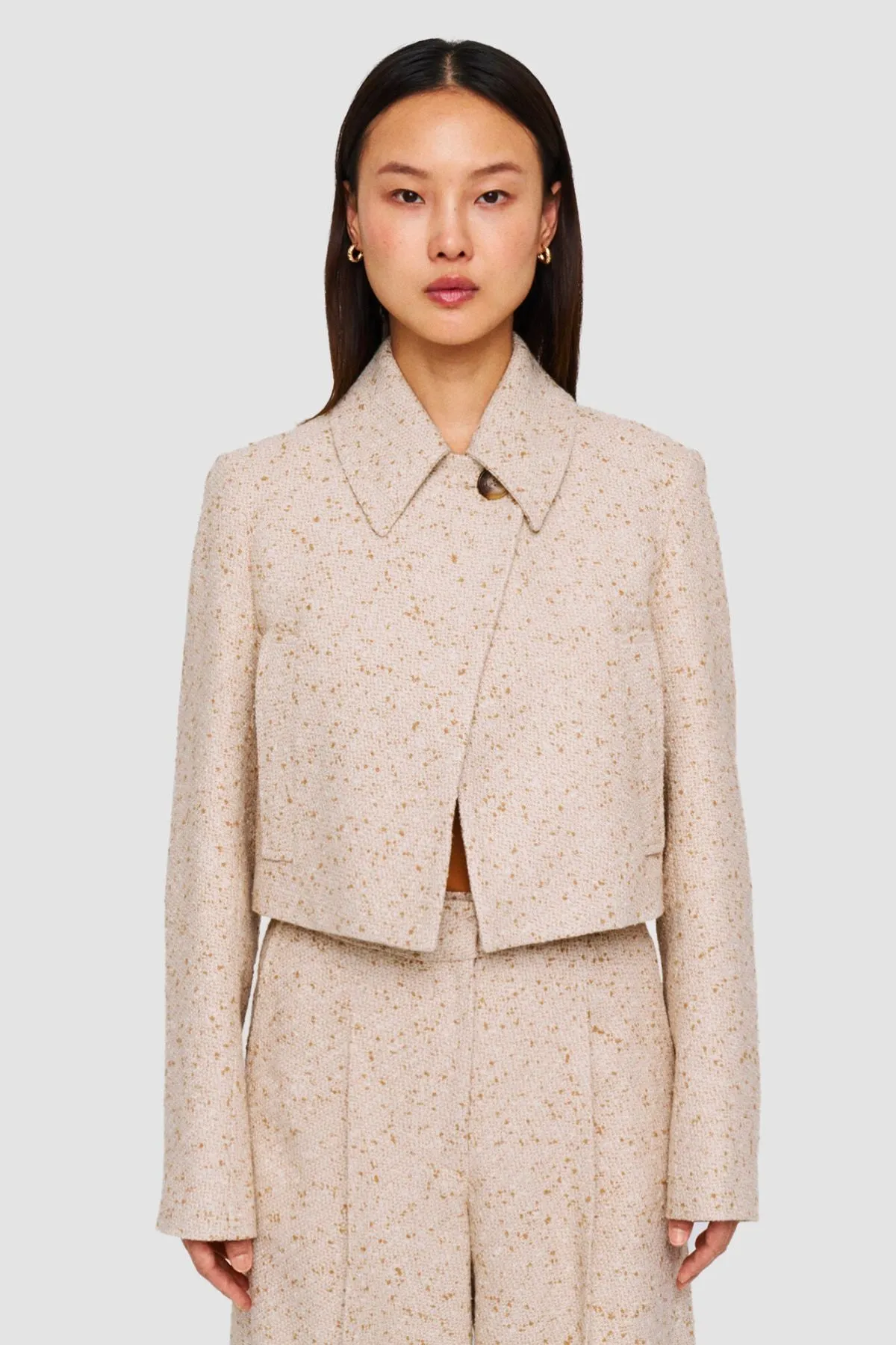 Joseph Josset Tweed Jacket - Ivory/ Clay