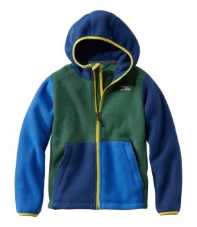 Kids' Mountain Classic Fleece, Hooded Colorblock