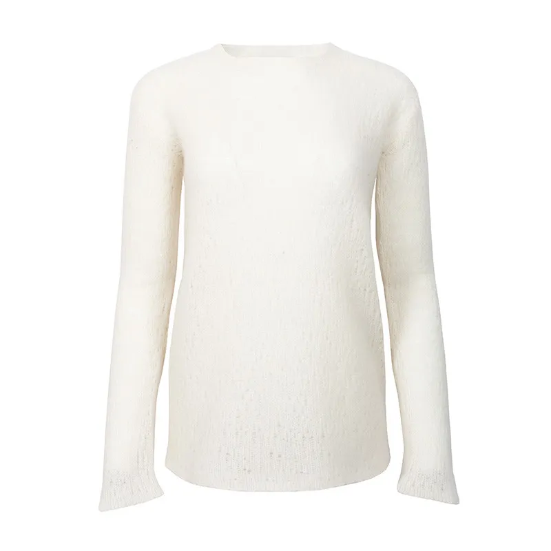 Lainey Keogh Chunky Crewneck Sweater