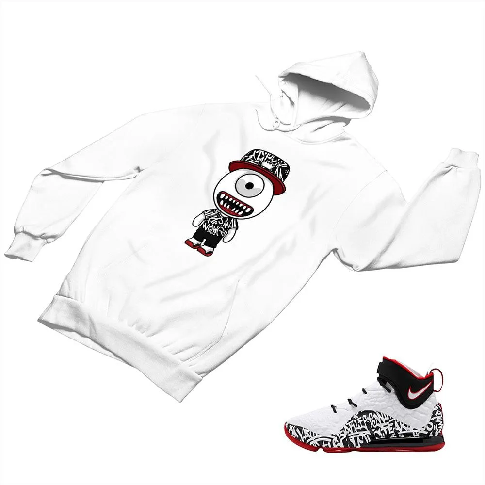 LeBron 17 Graffiti Matching Custom Designed Hoodies NLB17 1-4-8