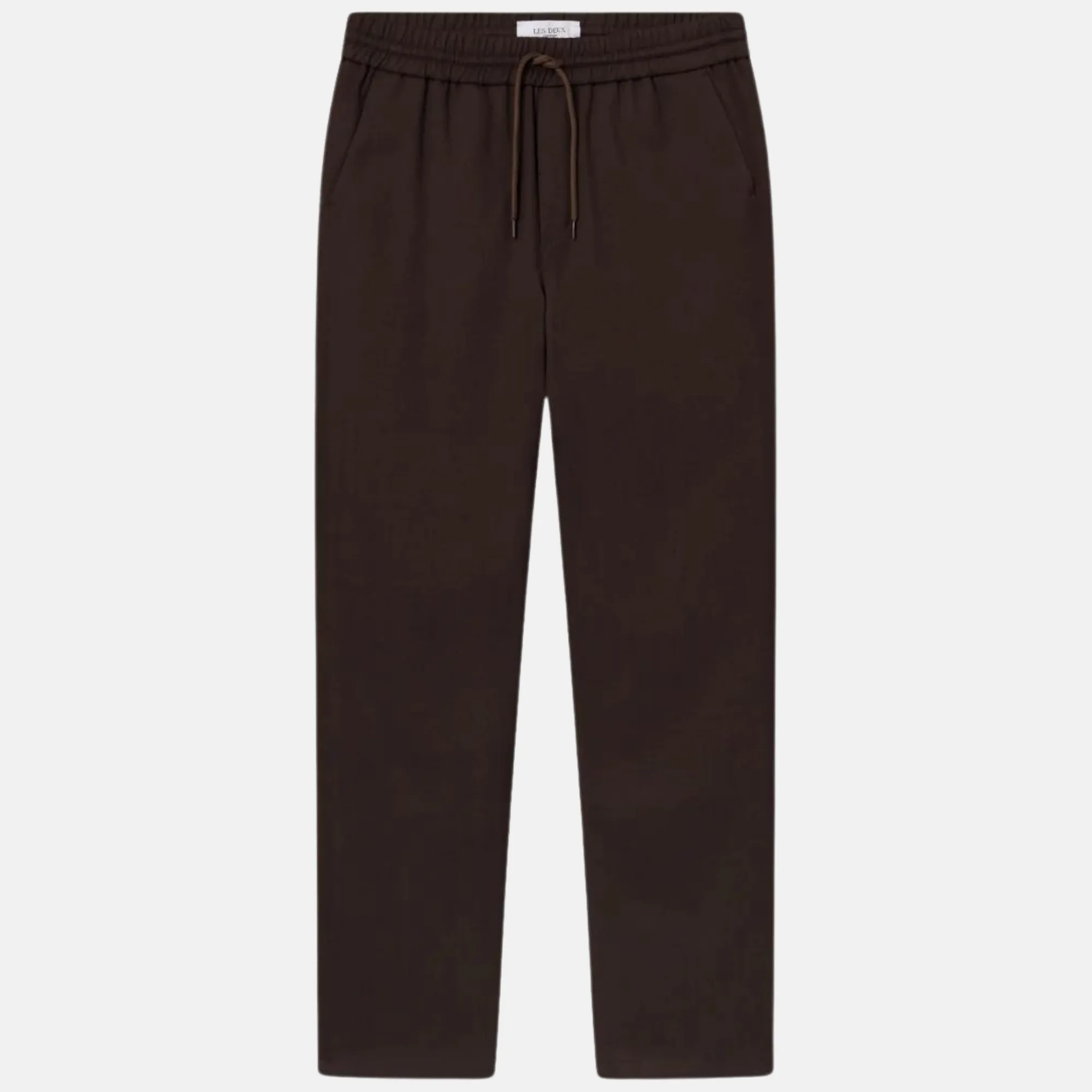 Les Deux Ebony Brown Patrick Herringbone Pants