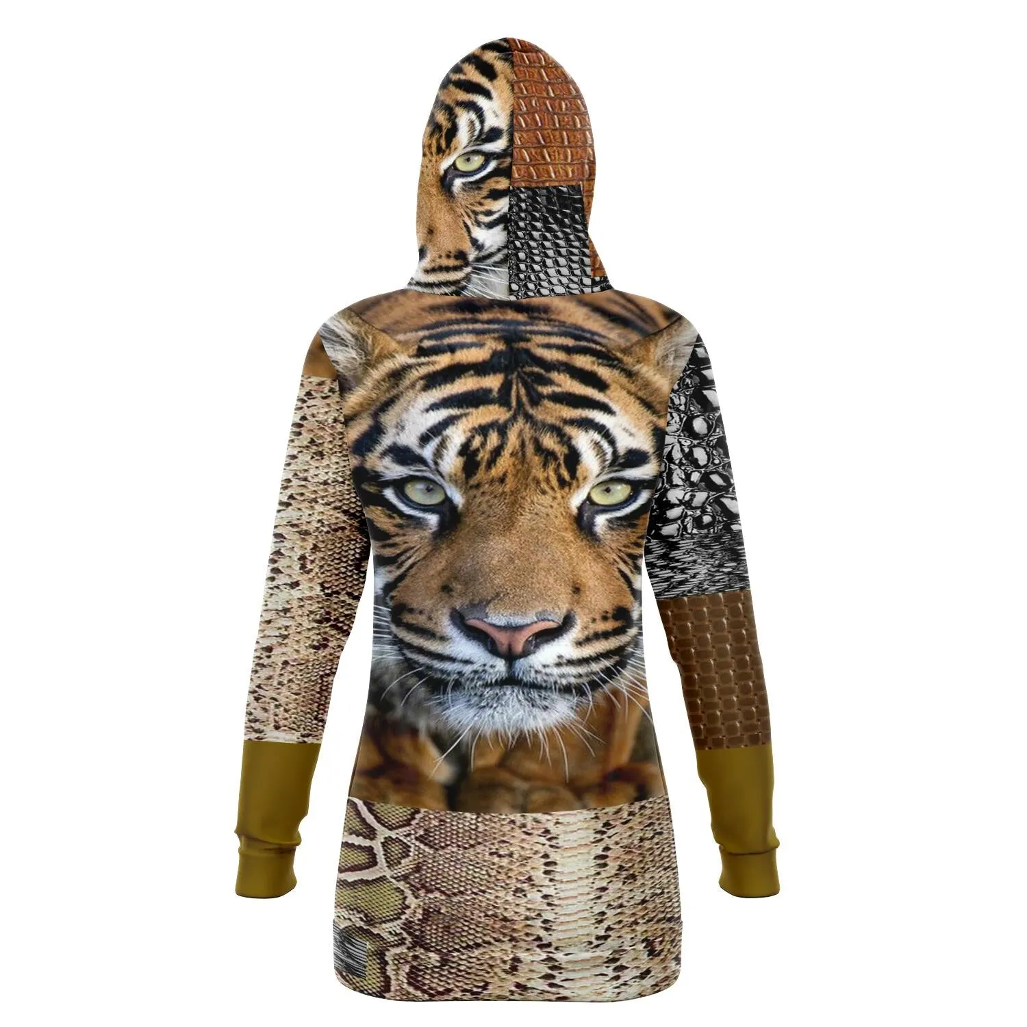 long hoodie tyger+leather