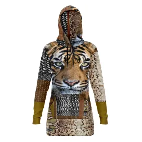 long hoodie tyger+leather