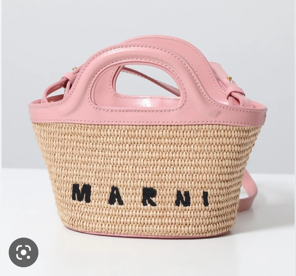 Marni Bag  Wooven Pink