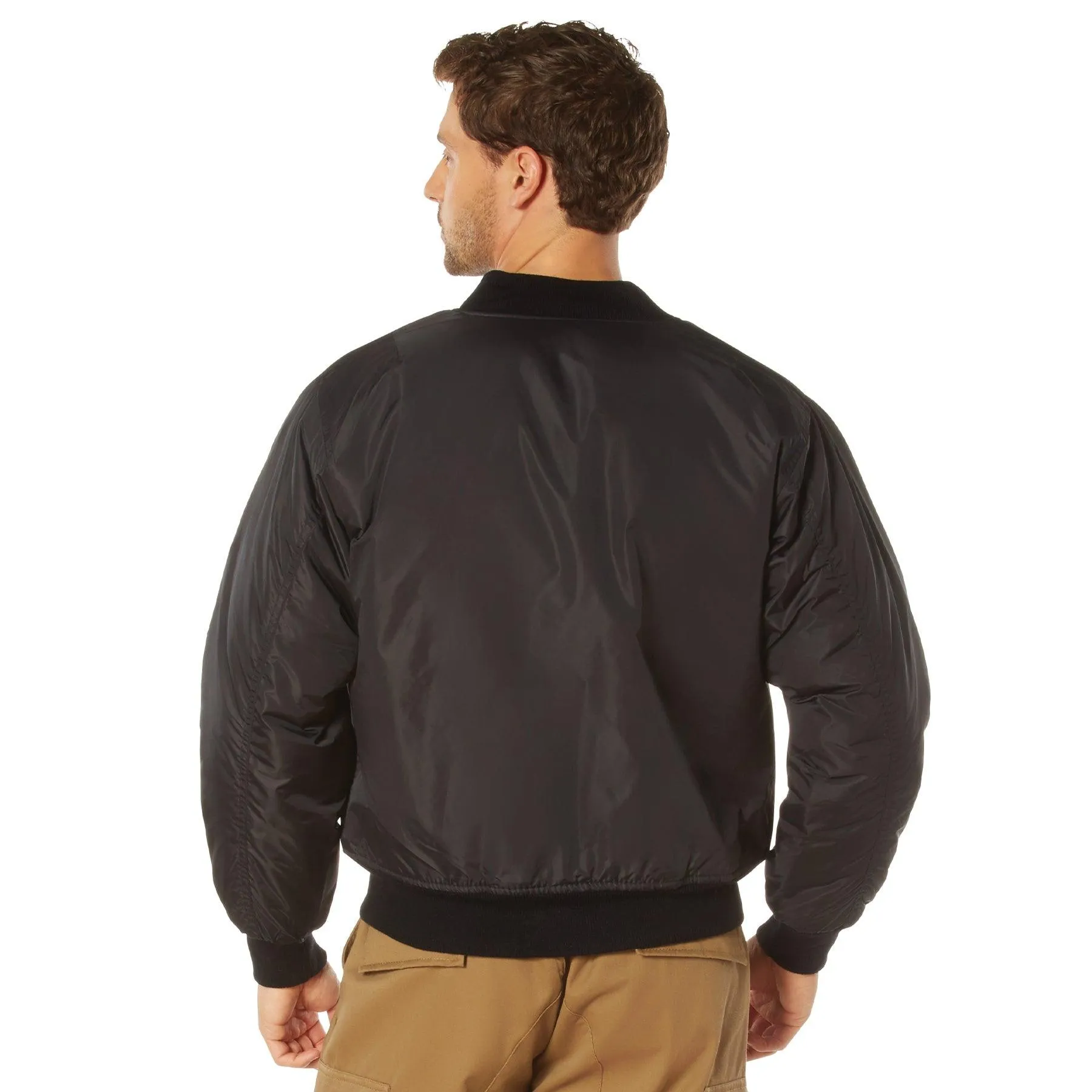 Mens Enhanced MA-1 Nylon Flight Jacket by Rothco