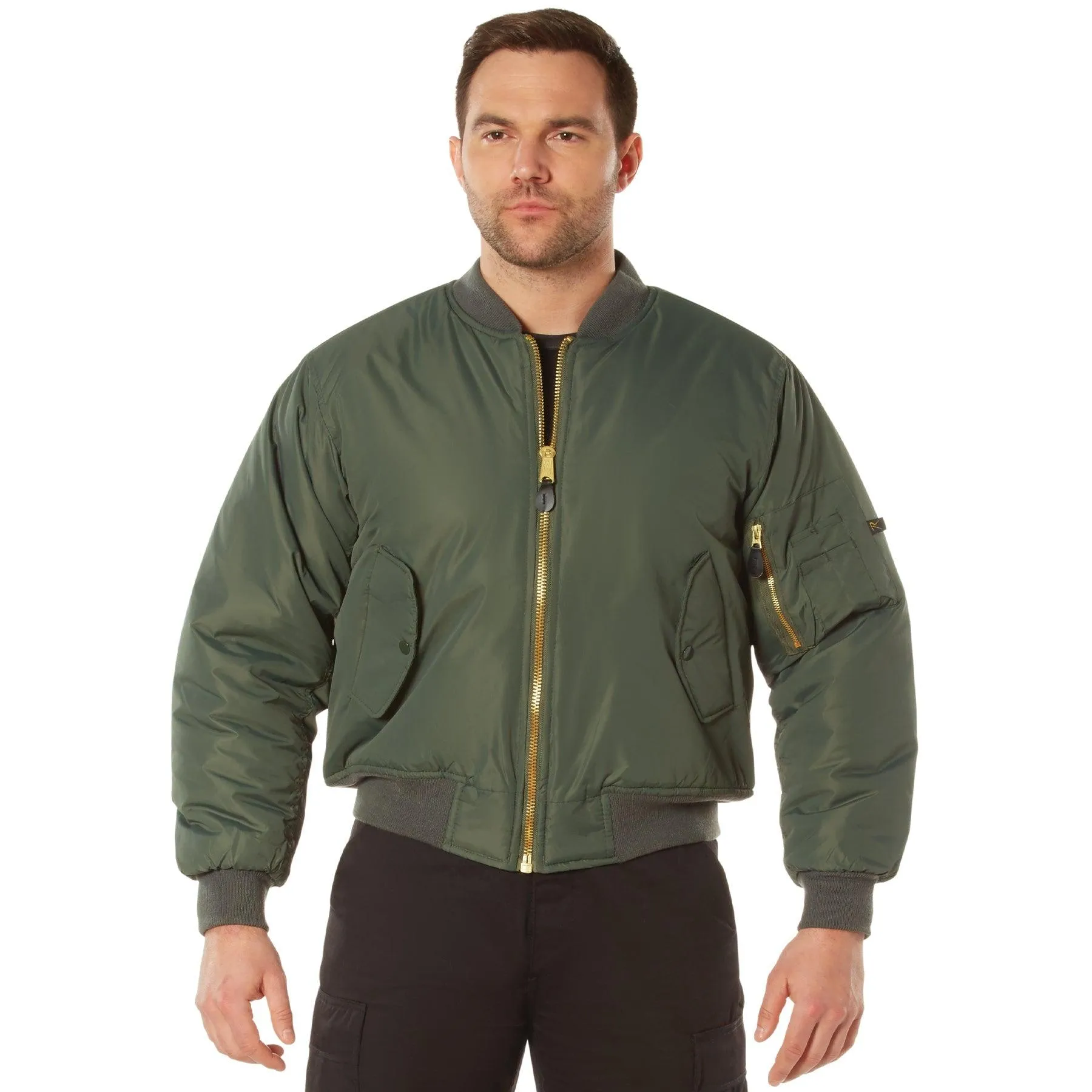 Mens Enhanced MA-1 Nylon Flight Jacket by Rothco