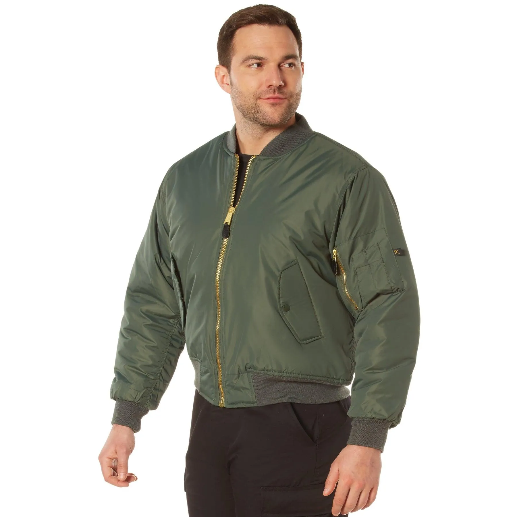 Mens Enhanced MA-1 Nylon Flight Jacket by Rothco