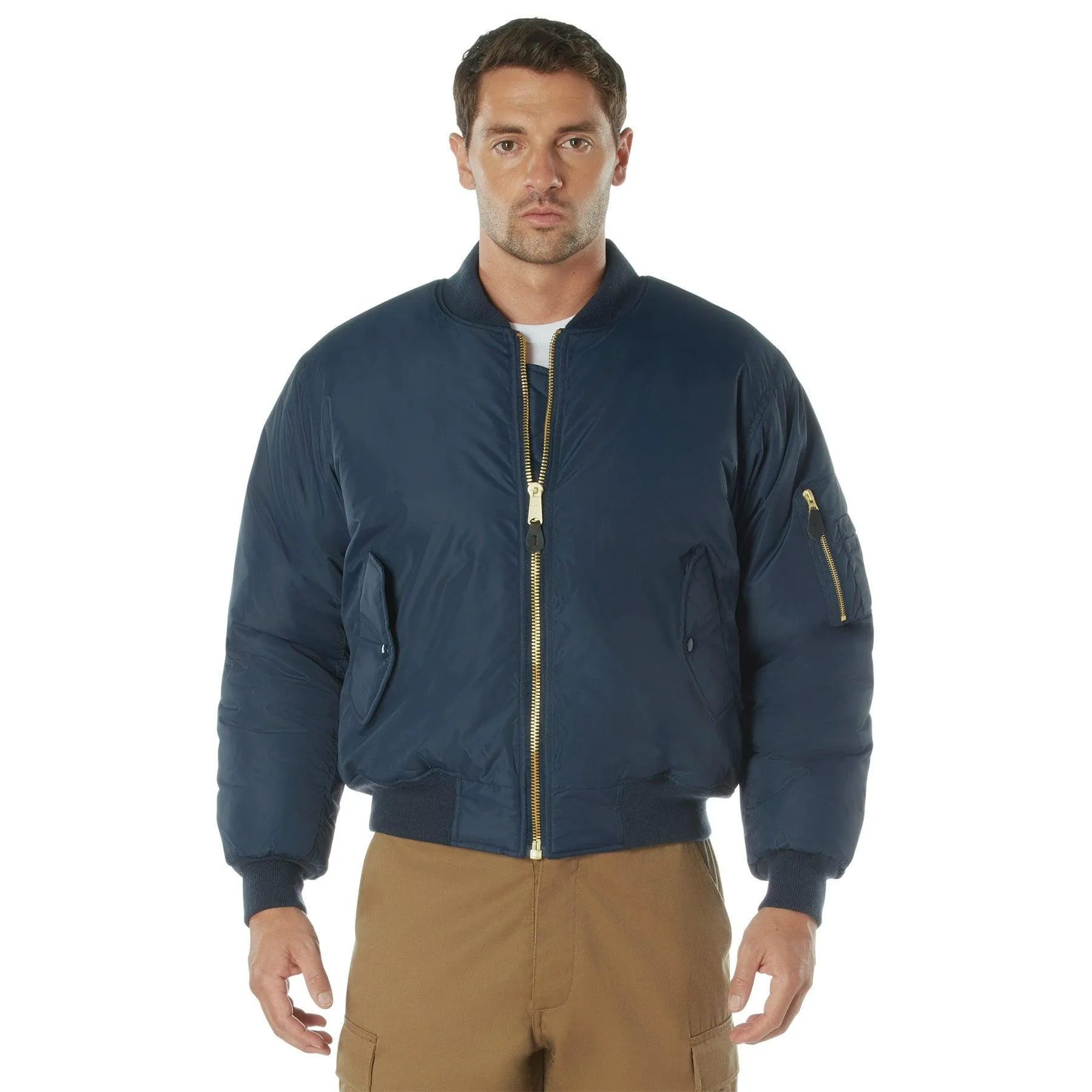 Mens Enhanced MA-1 Nylon Flight Jacket by Rothco