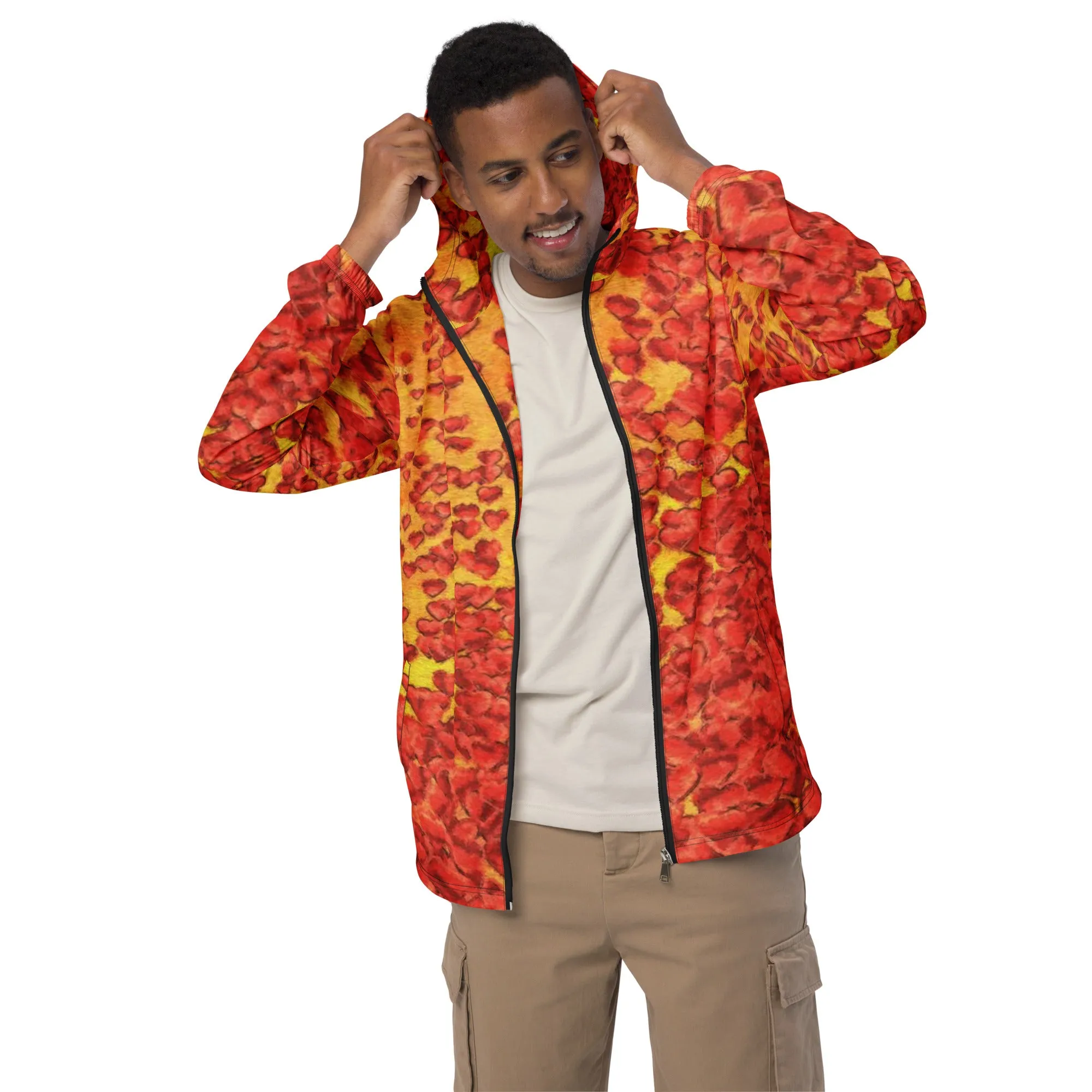 Men’s windbreaker orange