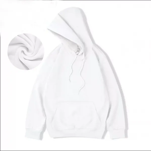 Men's relaxed fit baggy fleece hooded sweatshirt