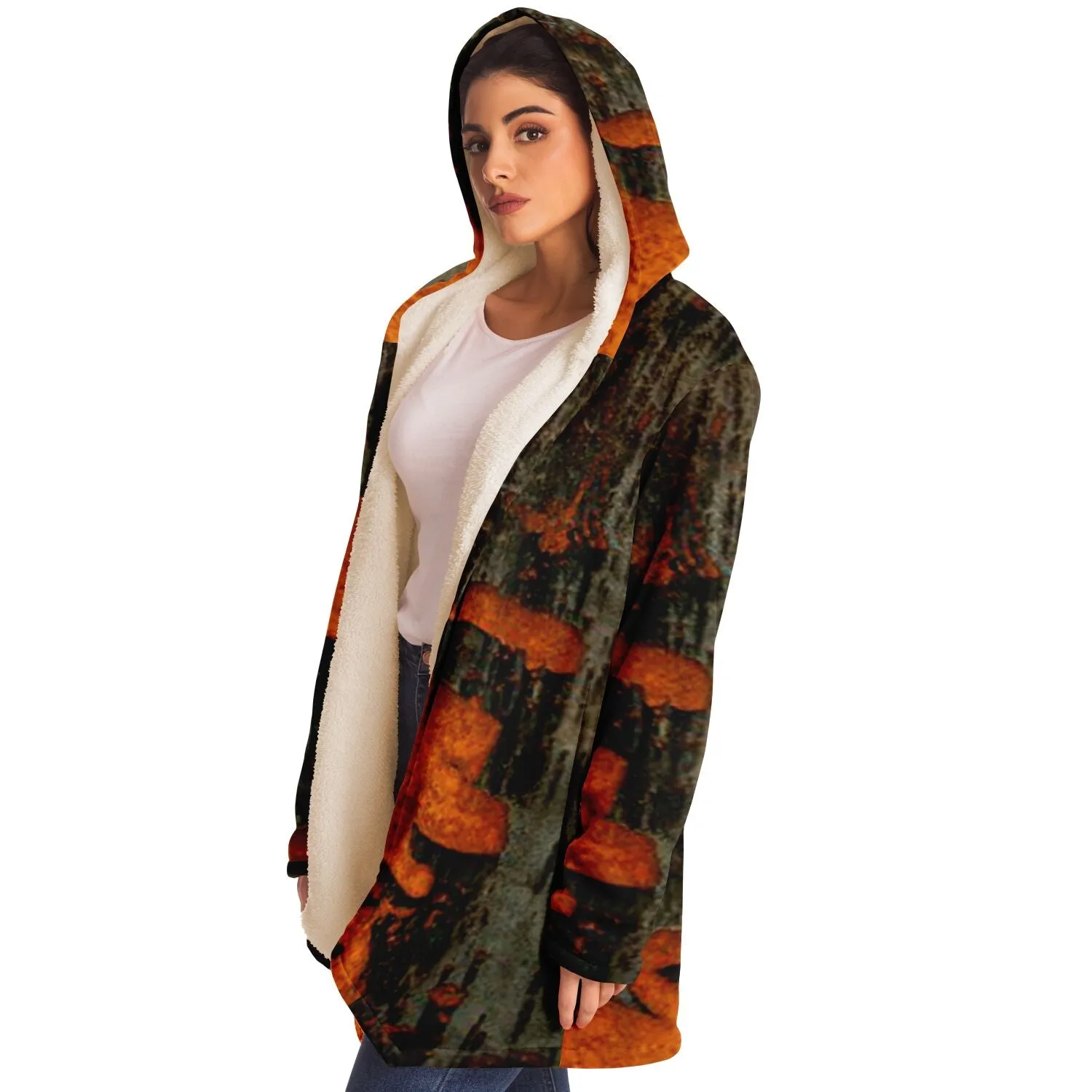 Microfleece Cloak orange black