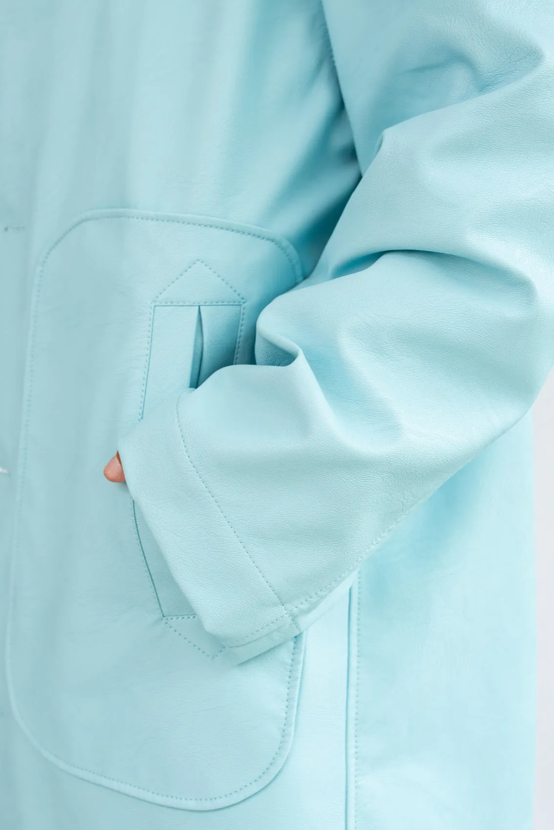 Miramar Coat | Sky Blue