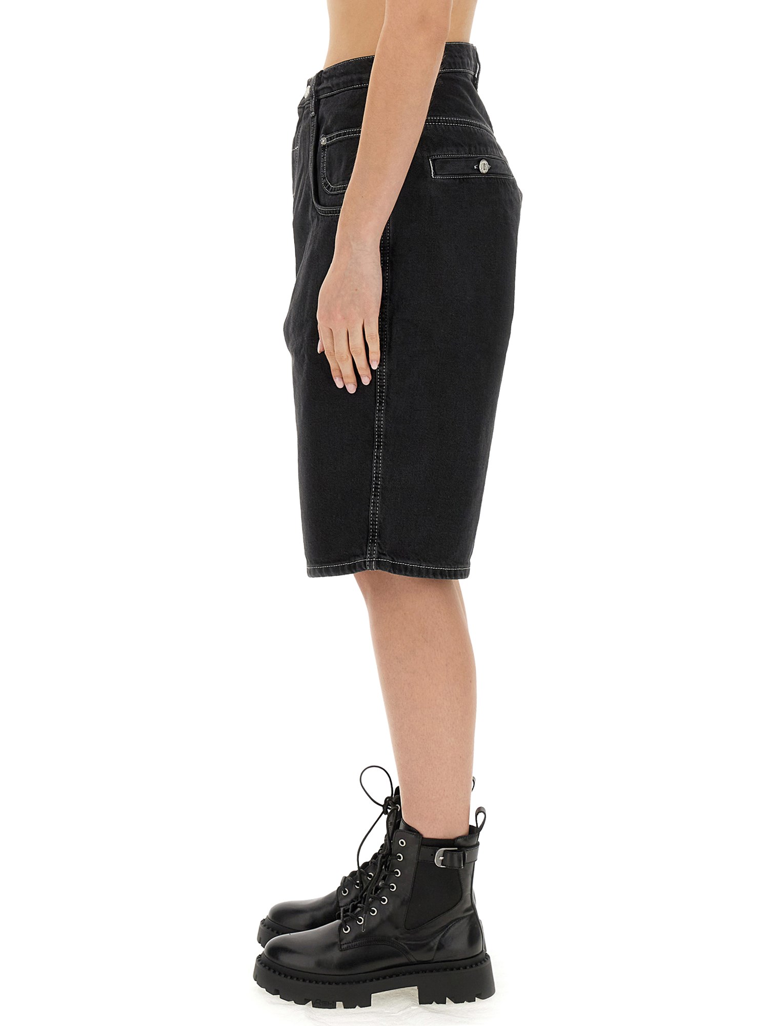 MOSCHINO JEANS    DENIM CARGO SHORTS