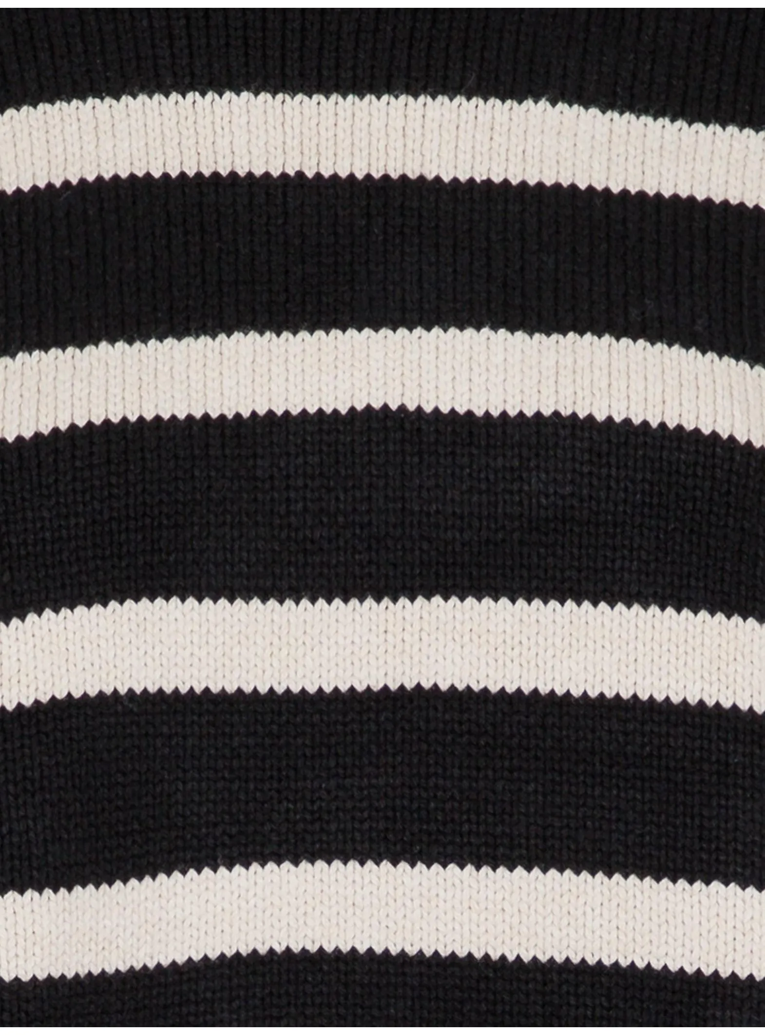 NEO NOIR SWEATER FANNING STRIPE KNIT GZ BLACK