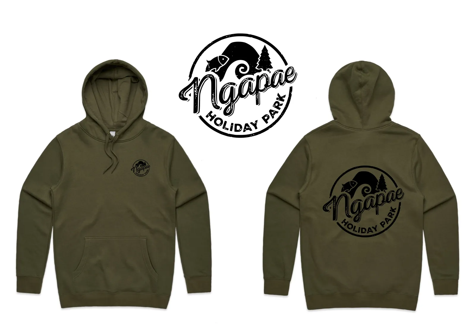 Ngapae Holiday Park Hoodies