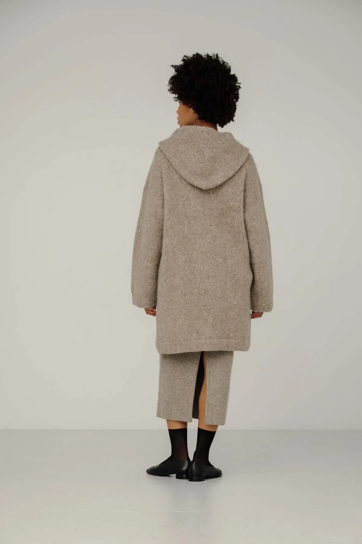 Nook Alpaca Coat - Fawn