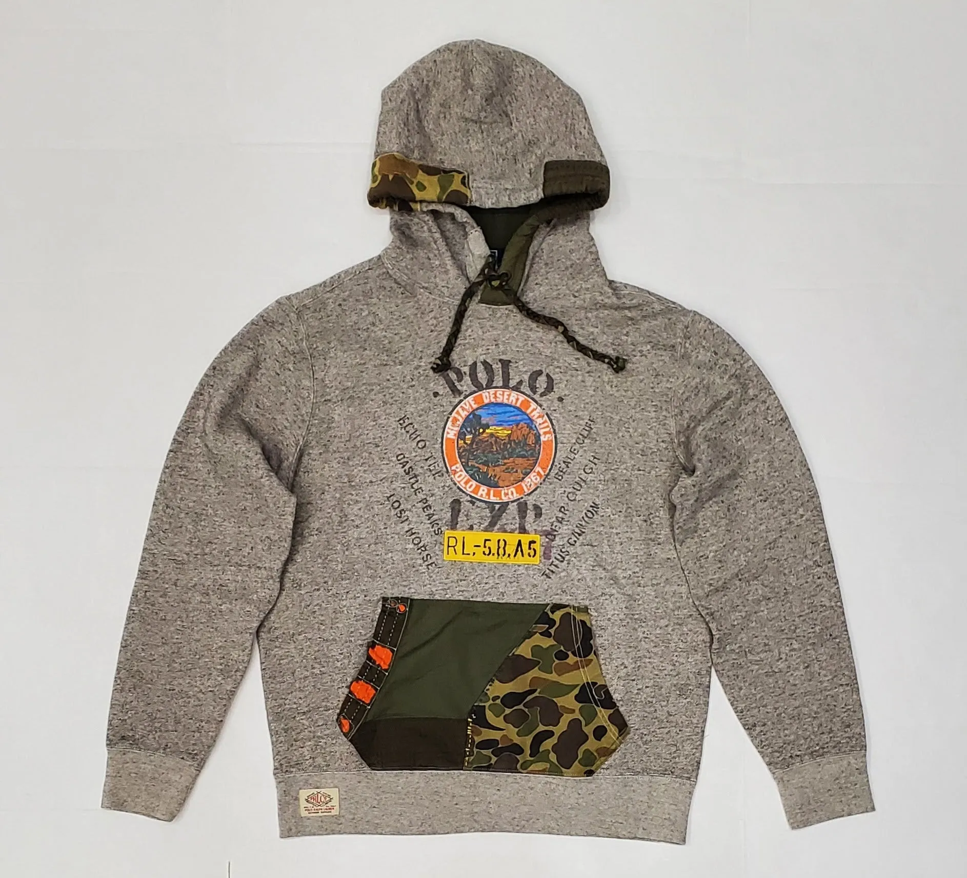 Nwt Polo Ralph Lauren Mojave Desert Trails Print Hoodie