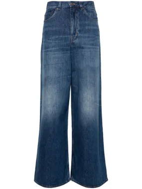 ORGANIC COTTON WIDE LEG DENIM JEANS