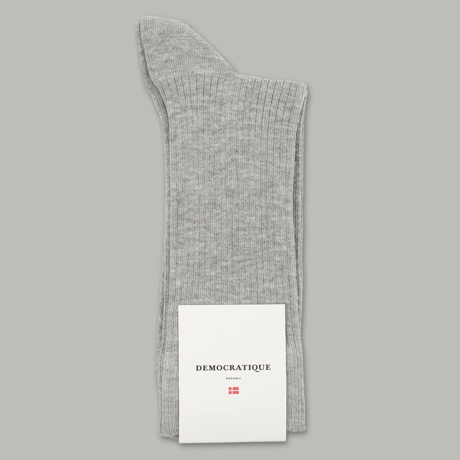 Originals Fine Rib Socks Light Grey Melange