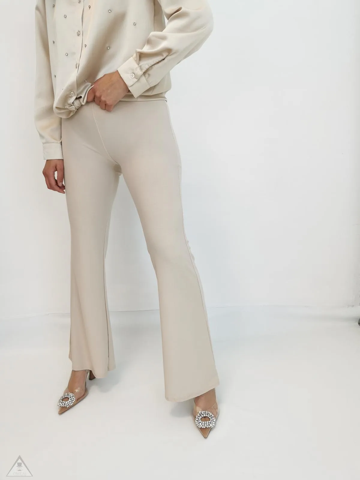 Pantalone Palazzo Jersey