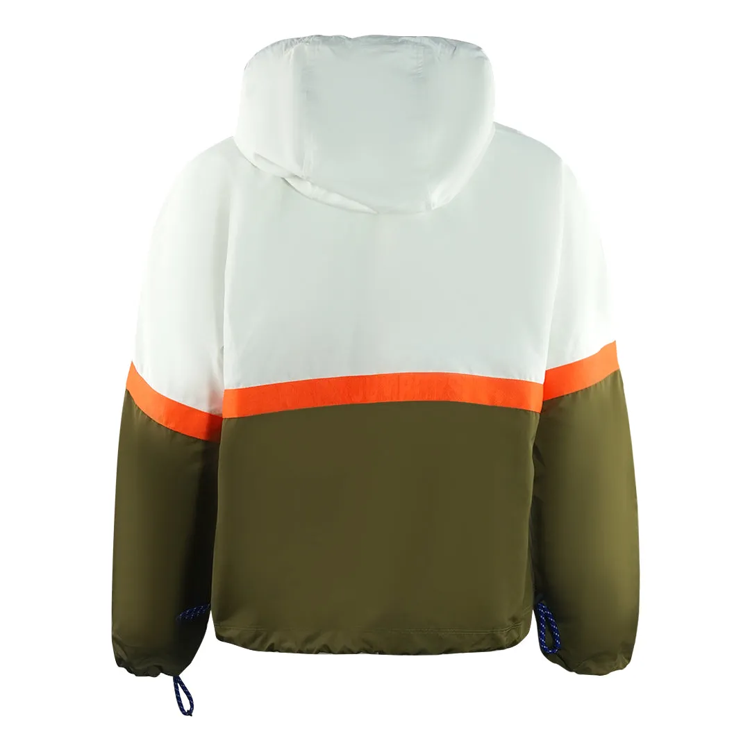 Parajumpers Dezi Pull Over Colourblock Green Windbreaker Jacket