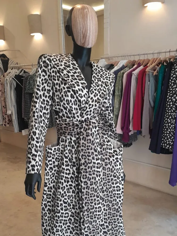 Pierro’s Coat Leopard Print