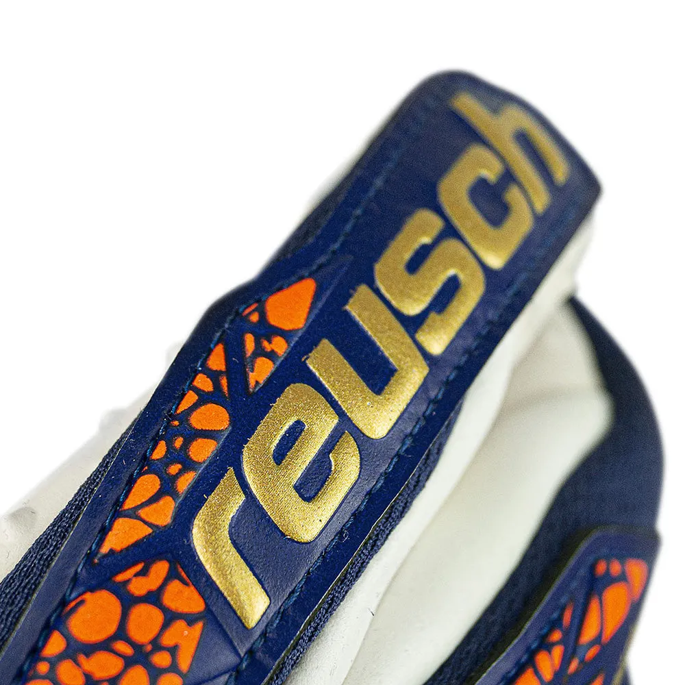 Reusch Attrakt Speedbump GK Gloves (Blue/Gold)