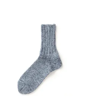 RoToTo Denim Tone Ankle Socks Ice Denim