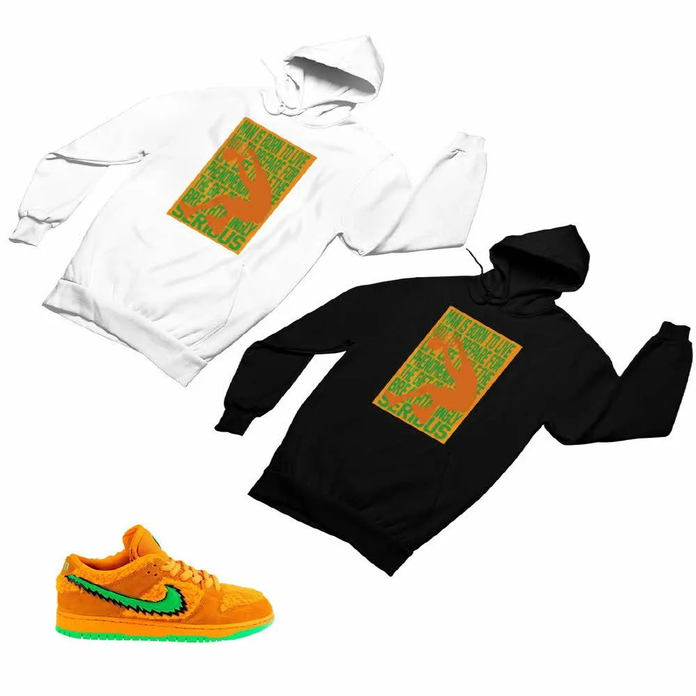 SB Dunk Low Orange Bear Matching Custom Designed Hoodies ND 1-5-21