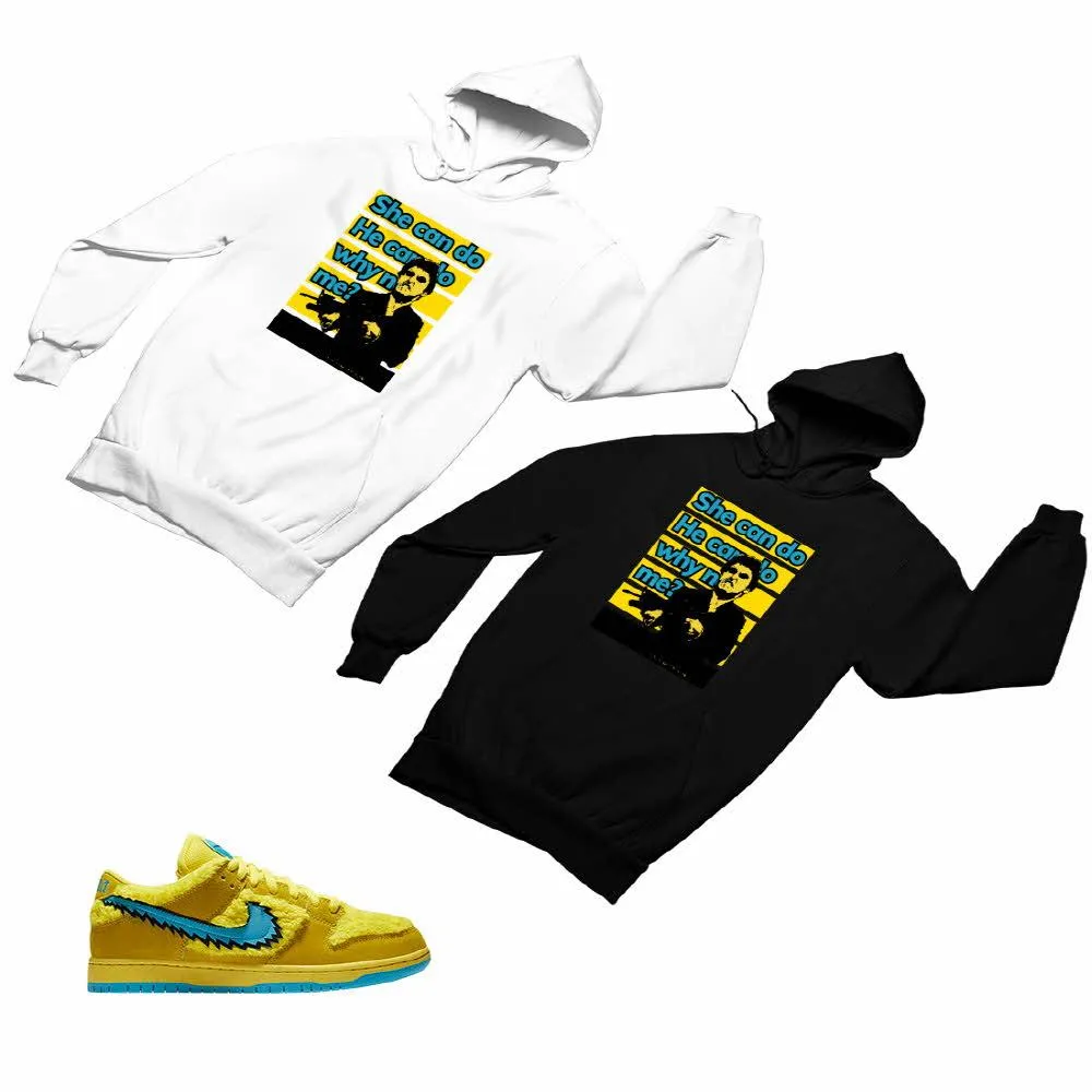 SB Dunk Low Yellow Matching Custom Designed Hoodies ND 1-4-23