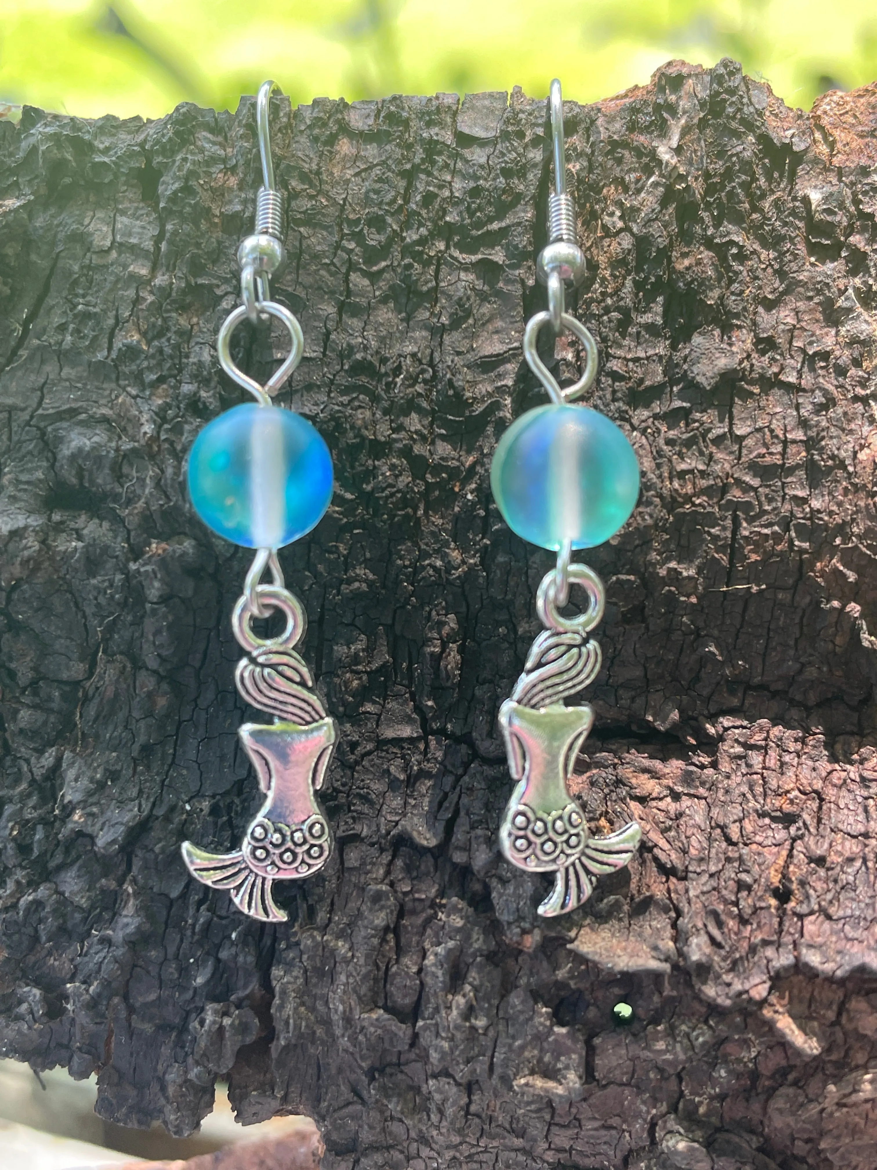 Sitting Mermaid Earrings