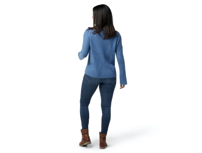 Smartwool Women's Shadow Pine Cable V-Neck Sweater - FINAL SALE