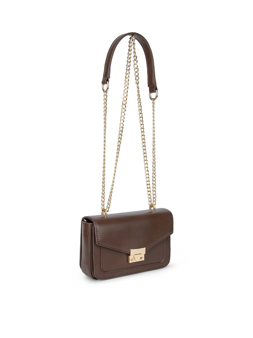 Solid Boxy Sling Bag