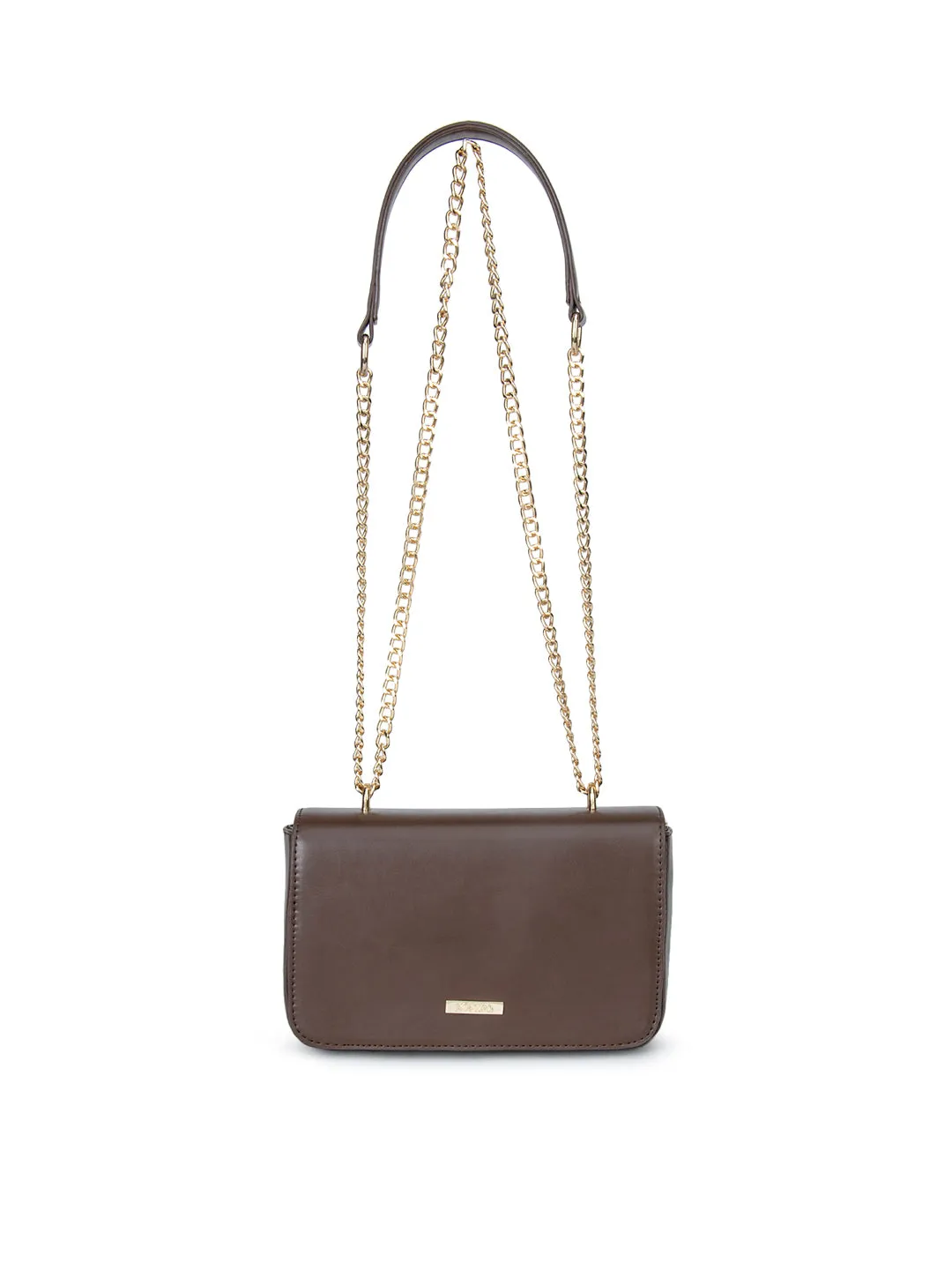 Solid Boxy Sling Bag