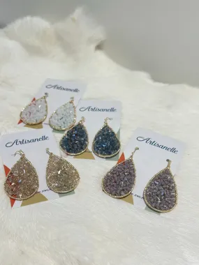 Sparkling Teardrop Earring