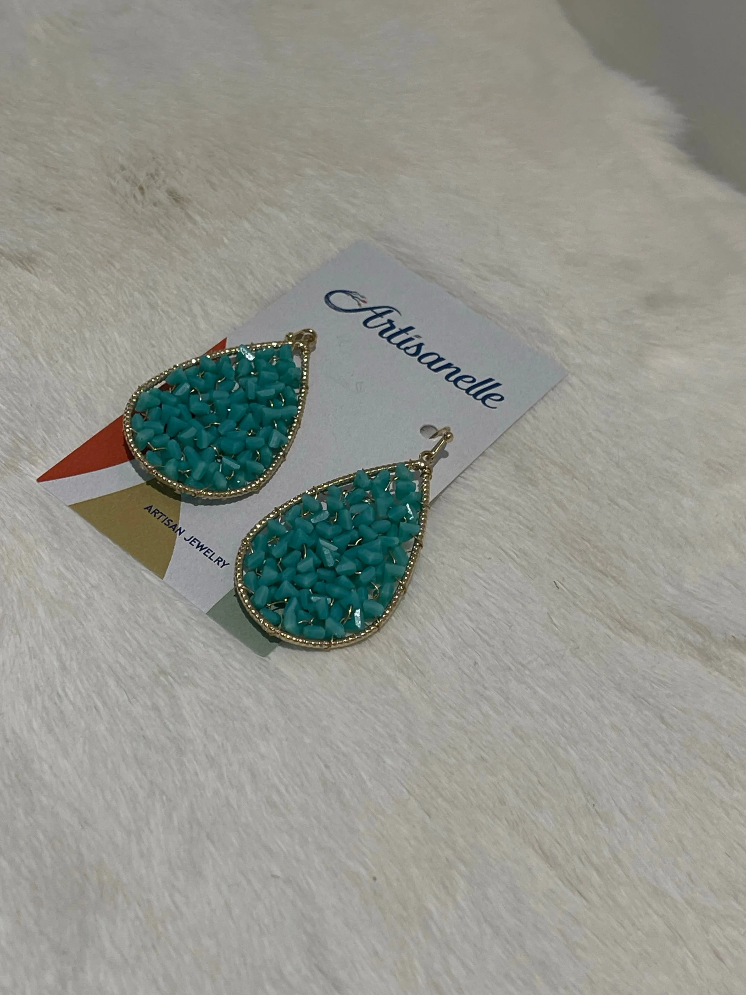 Sparkling Teardrop Earring