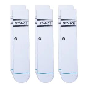 Stance Basic 3 Pack Crew Socks White