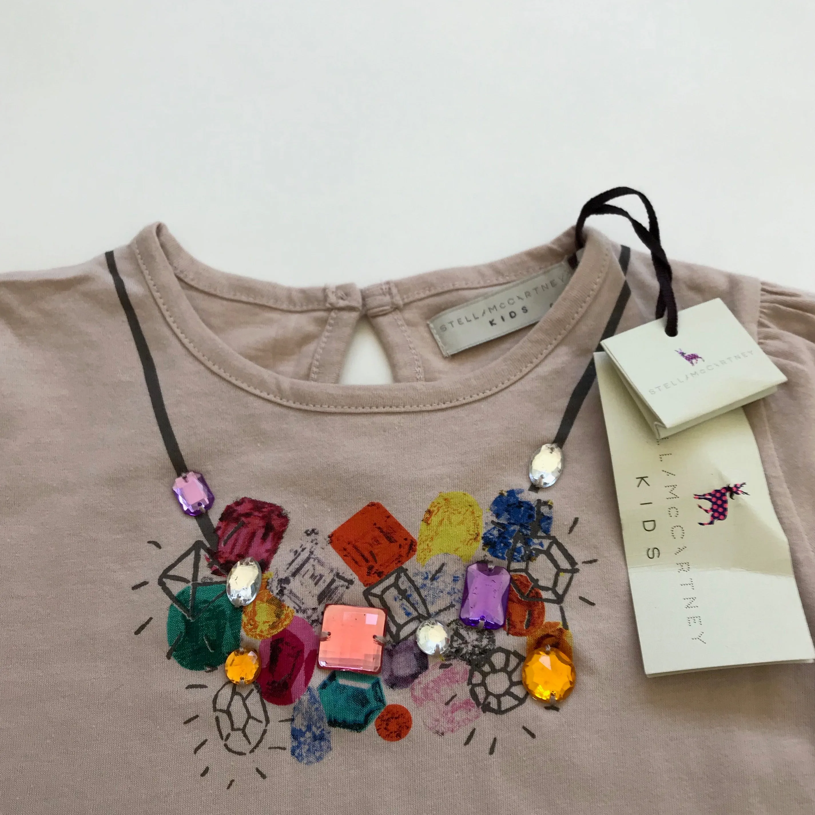 Stella McCartney Jewel Trimmed T-Shirt: 6 Years (Brand New)