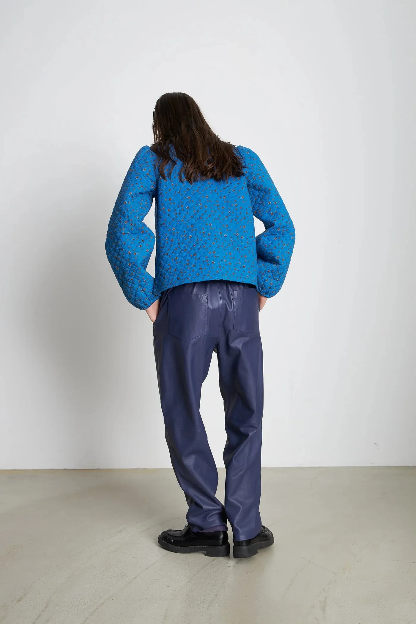 Stella Nova Fernande Clear Blue Quilted Jacket