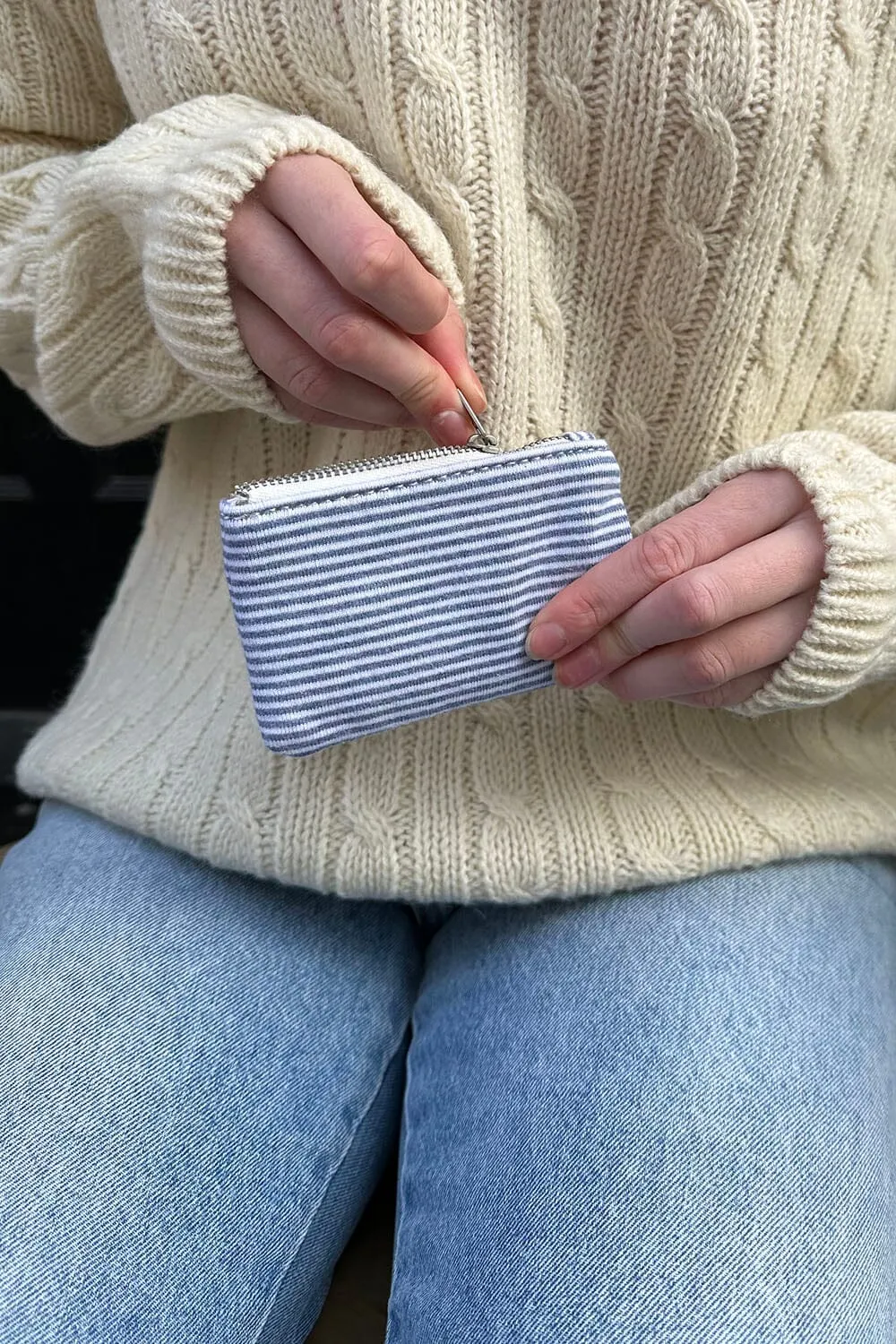 Striped Coin Purse