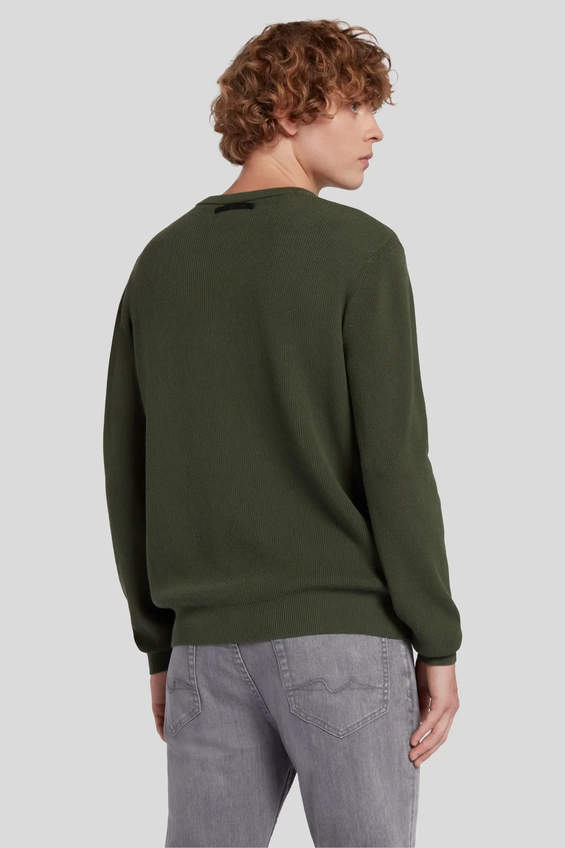 SWEATER LUXE PERFORMANCE ARMY