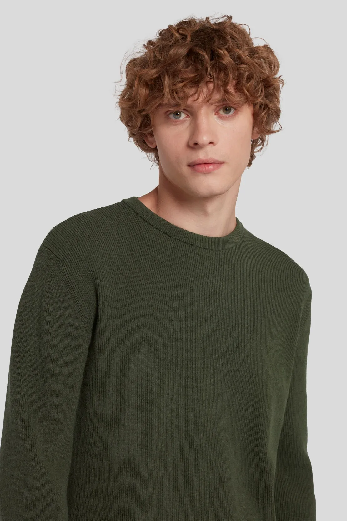 SWEATER LUXE PERFORMANCE ARMY