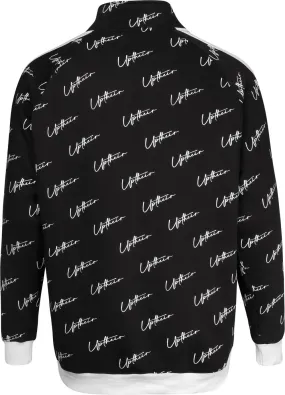 Uptheir Cloud Nine Script Logo Track Top - Black