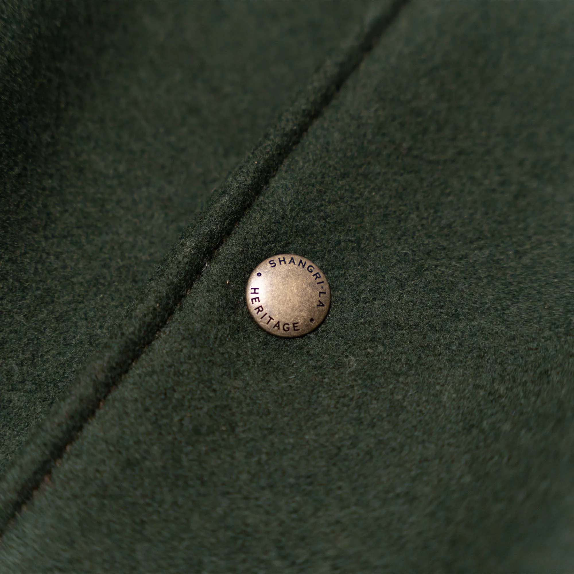 Varsity Forest Green Wool Jacket - Shangri-la Heritage