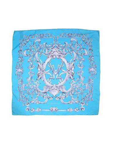 Versace Women Square scarf Turquoise -- --