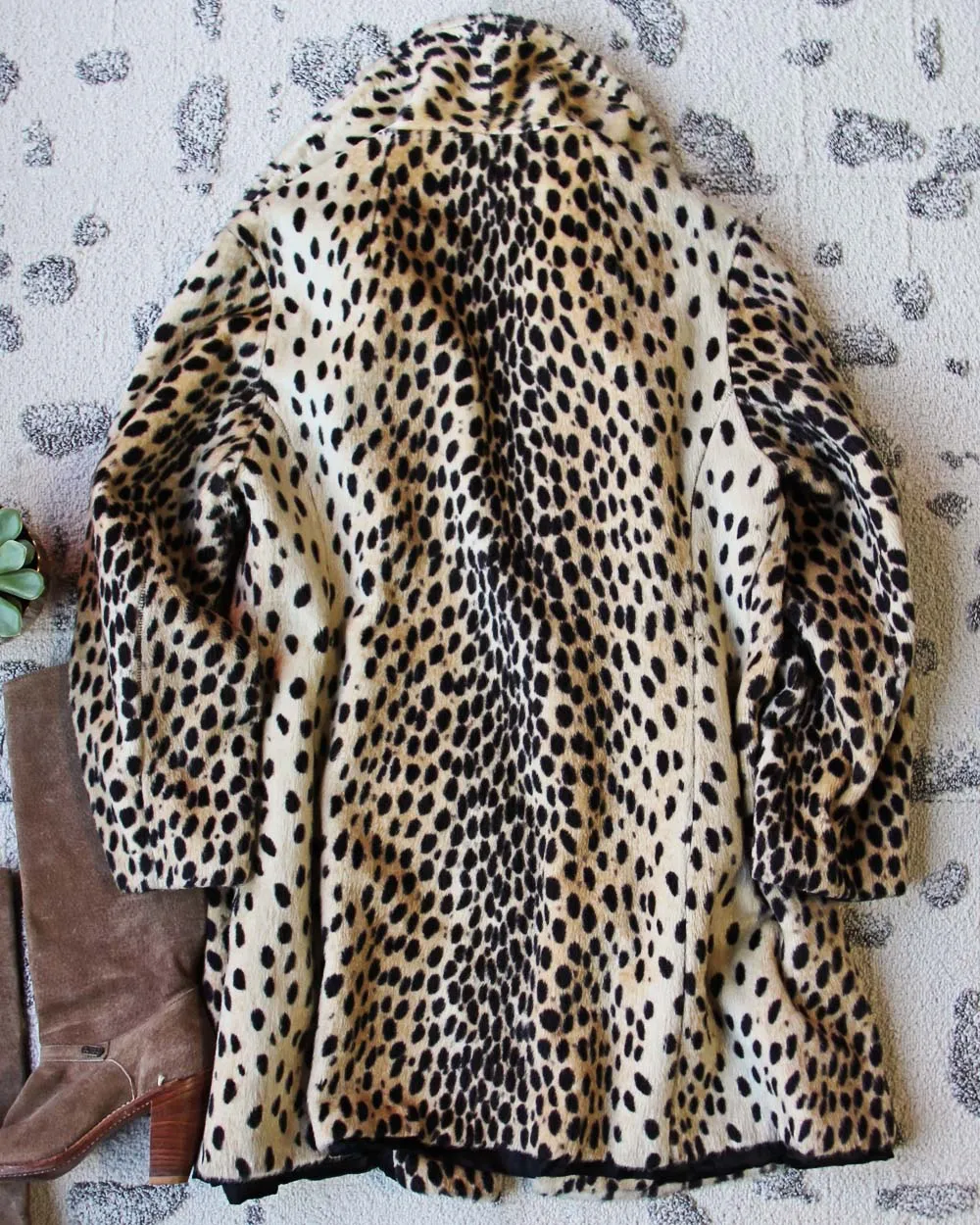 Vintage 60's Leopard Coat